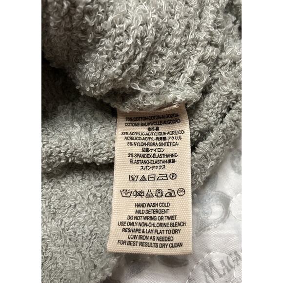 Free People Women's Gray Long Sleeve V-neck Faux Wrap Sweater Size S OB923359 - Picture 3 of 7